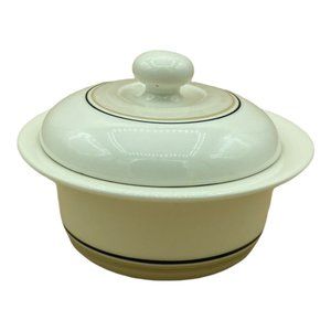 ARABIA Finland Seita Arctica Sugar Bowl With Lid